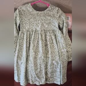 Falls Creek Kids Green Floral Dress